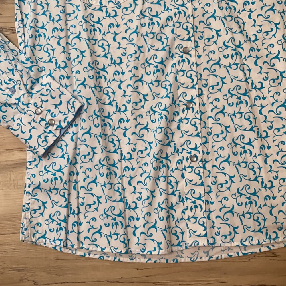 NWT XXL Ace Of Diamond White Button Down Shirt - Picture 4 of 7